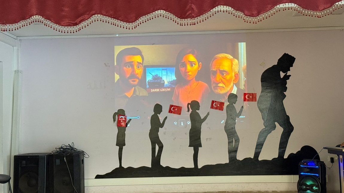 15 TEMMUZ DEMOKRASİ VE MİLLİ BİRLİK GÜNÜ OKULUMUZDA COŞKUYLA KUTLANDI.